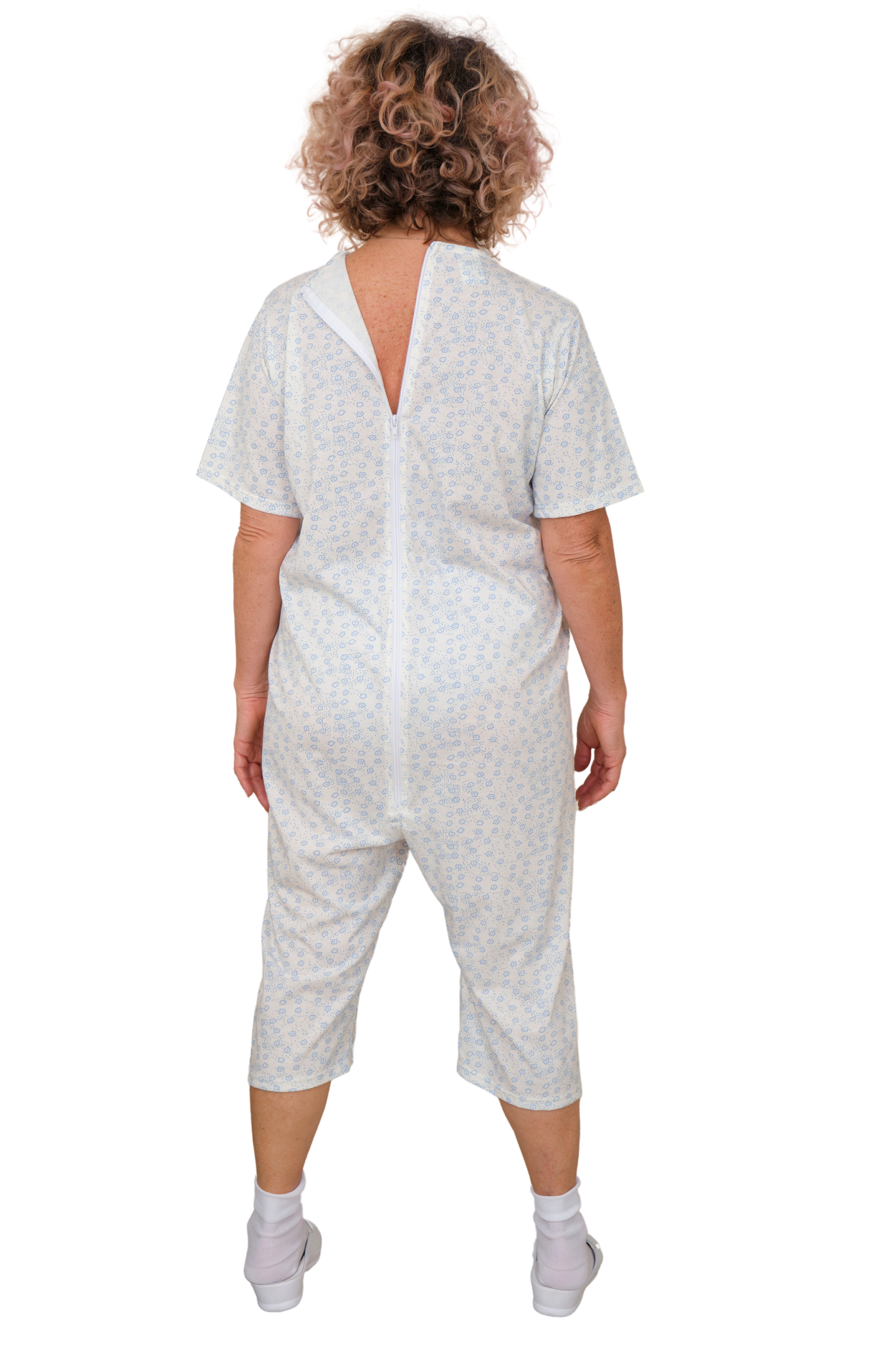 Combinaison De Soin Enfant 100% Coton – Fermeture éclair Dos, Manches Longues, Pour Patients Ou Handicapés, Tailles 3-16 Ans